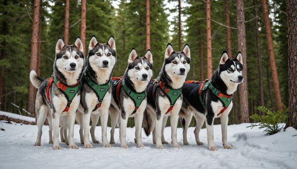 Top 5 harnais essentiels pour les huskies actifs